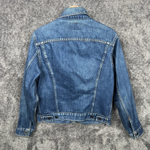 VINTAGE Levis Jacket Mens 40 Denim Trucker Type 3 70506-0216 Made in Canada 80s - Picture 8 of 9